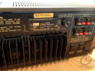 Sansui 7070 Ampli tuner Hifi vintage réparateur