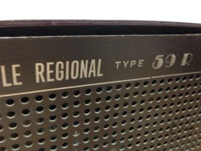Le Regional Type 59 poste radio Hifi vintage Réparations