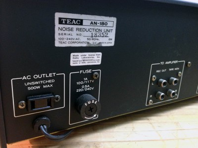 TEAC AN-180 NR Hifi vintage réparation