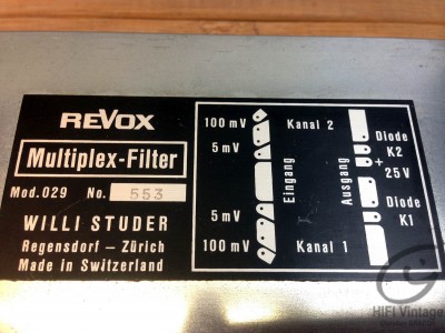 REVOX Multiplex mod 029