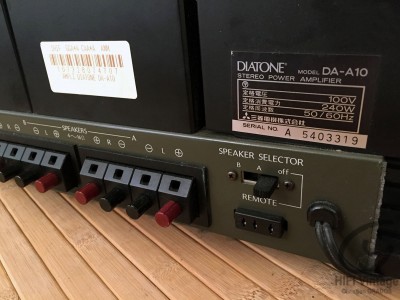 Mitsubishi DA-A10 Amplificateur Hifi Vintage réparations
