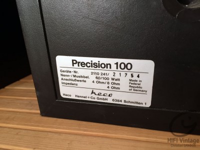 HECO Precision 100 HP Hifi Vintage réparations