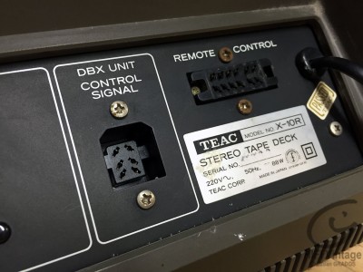 TEAC X-10R Hifi vintage réparations