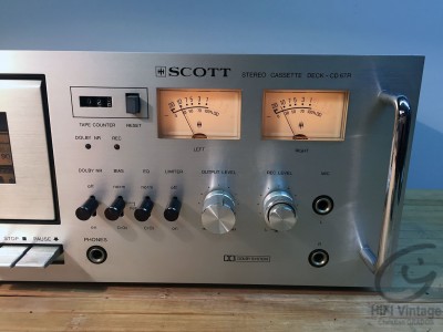 SCOTT CD 67-R magnétophone a cassette K7 hifi vintage