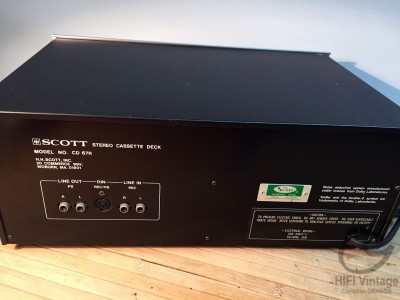 SCOTT CD 67-R magnétophone a cassette K7 hifi vintage