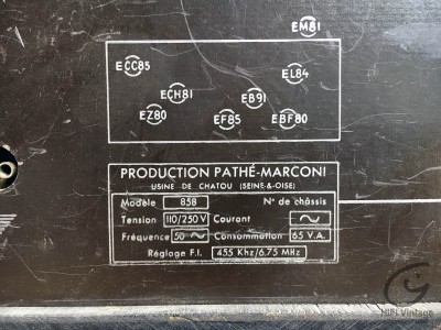 Hifi Vintage Familial Radio LUCK 1952 Radio Alpha