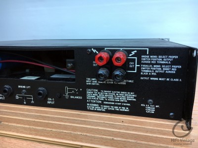 Hifi Vintage CROWN AMCRON Model Micro tech 1201