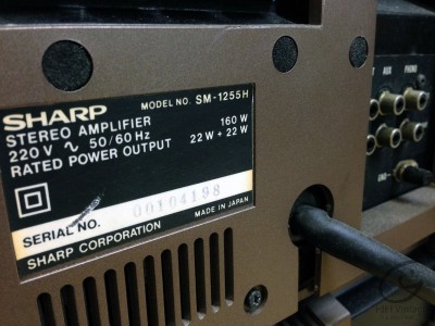 Hifi Vintage SHARP 1255-H