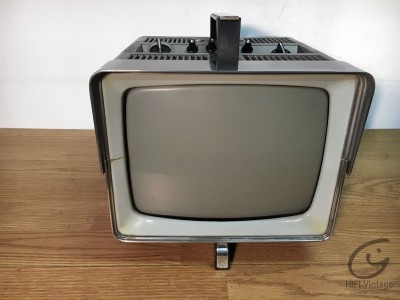 Hifi Vintage Recepteur Télévision portatif métal