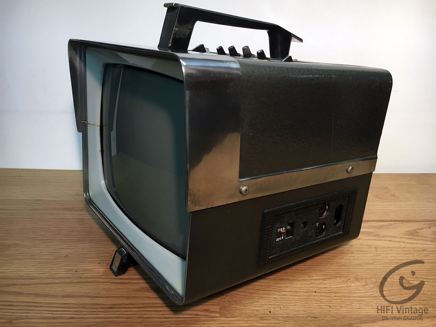 Hifi Vintage television aluminium