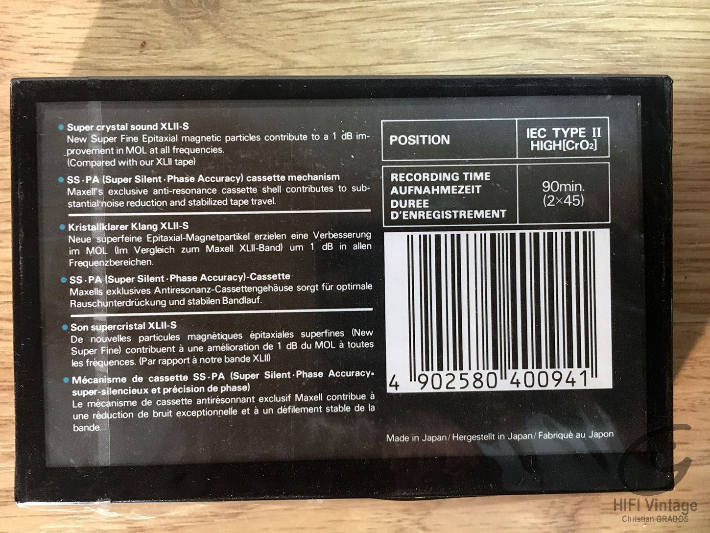 2 Stück MAXELL XLII-90 Audiokassette High Bias IEC Type II / CrO2 NEU & OVP