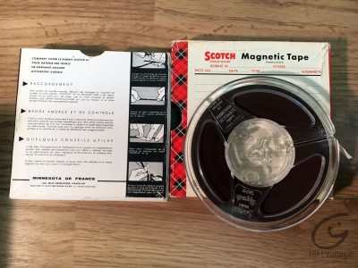 Hifi Vintage 3M SCOTCH Metal
