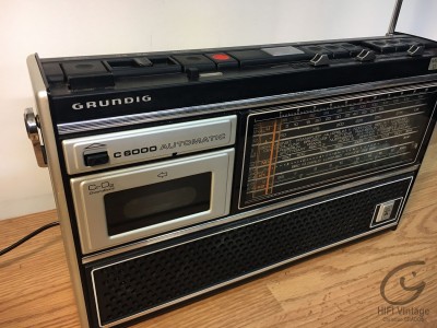 Hifi Vintage PHILIPSGRUNDIG C-6000 Automatic Postes Portable Transistors