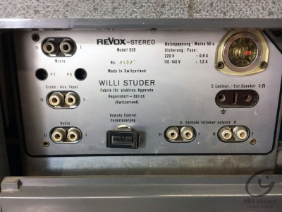 Hifi Vintage Revox G-36