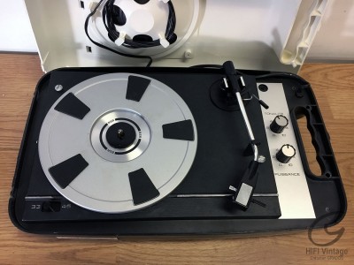 Hifi Vintage FRANCE ELECTRONIQUE Electrophone Blanc et noir