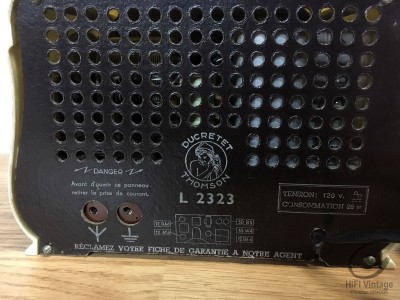 Hifi Vintage DUCRETE THOMSON L-2323