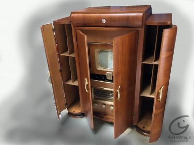 Hifi Vintage MEUBLE 1955 LA VOIX DE SON MAITRE T-151