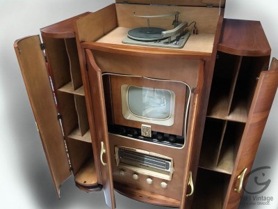 Hifi Vintage MEUBLE 1955 LA VOIX DE SON MAITRE T-151