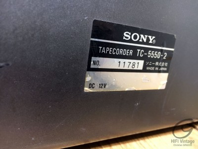Hifi Vintage SONY TC-5550-2