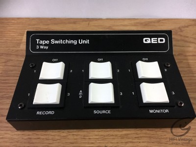 Hifi Vintage QED Tape switchin unit