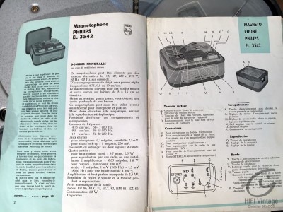 PHILIPS EL-3542 Hifi Vintage Grados