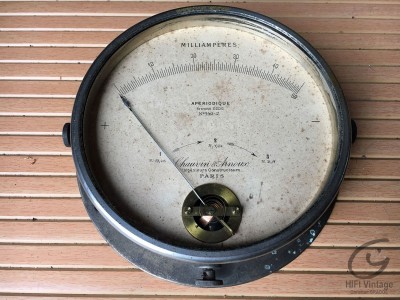 CHAUVIN & ARNOUX Miliampèremetre apériodique