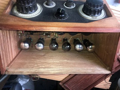 Poste Batterie 6 lampes 1930