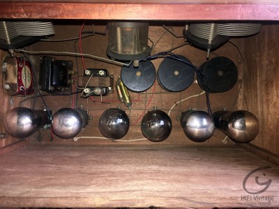 Poste Batterie 6 lampes 1930