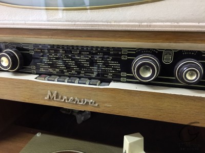 MINERVA combiné Radio PU Télévision 1952