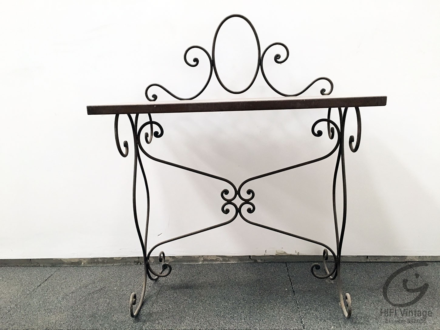 Table de jardin métalique 