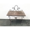 Table de jardin métalique 