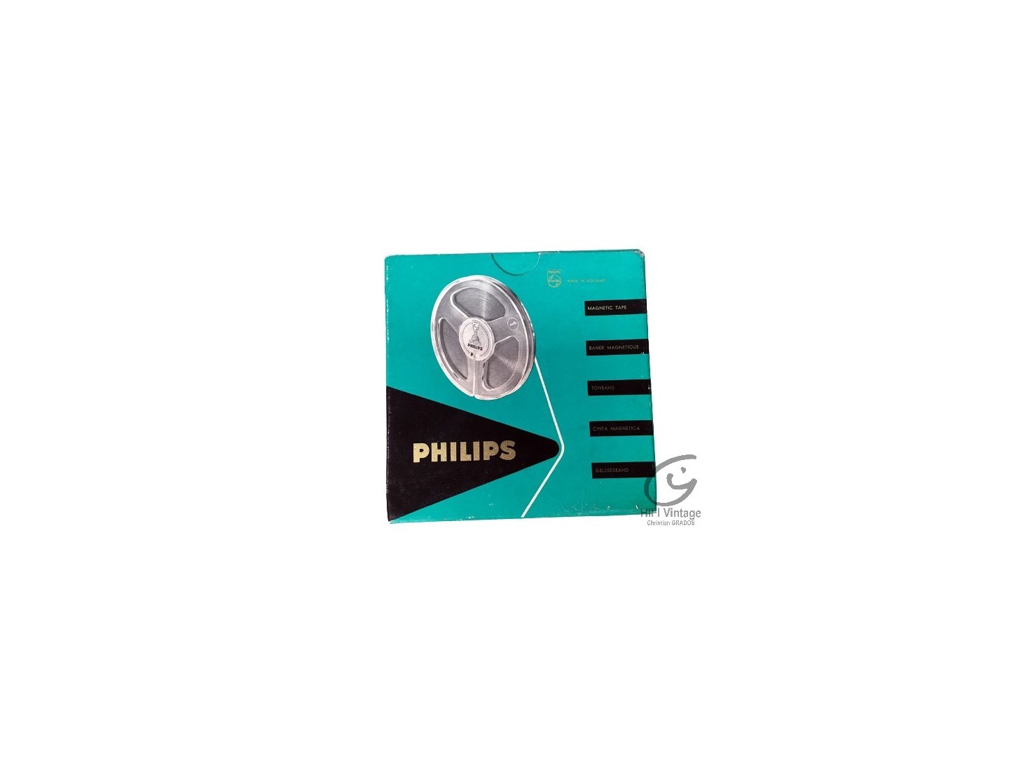 Hifi Vintage PHILIPS Bande 10cm Verte