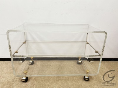 MEUBLE HIFI Table basse Plexiglass 