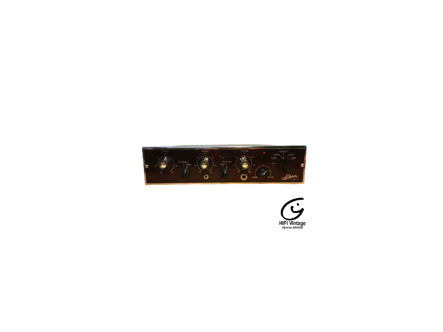 A Charlin Pré Amplificateur Transistors Hifi Vintage répatateur
