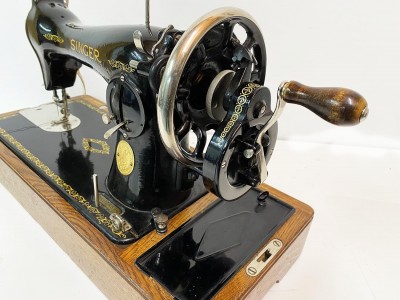 SINGER Type 15 Machine à coudre Table 1930 