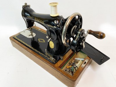 SINGER Type 15 Machine à coudre Table 1930 