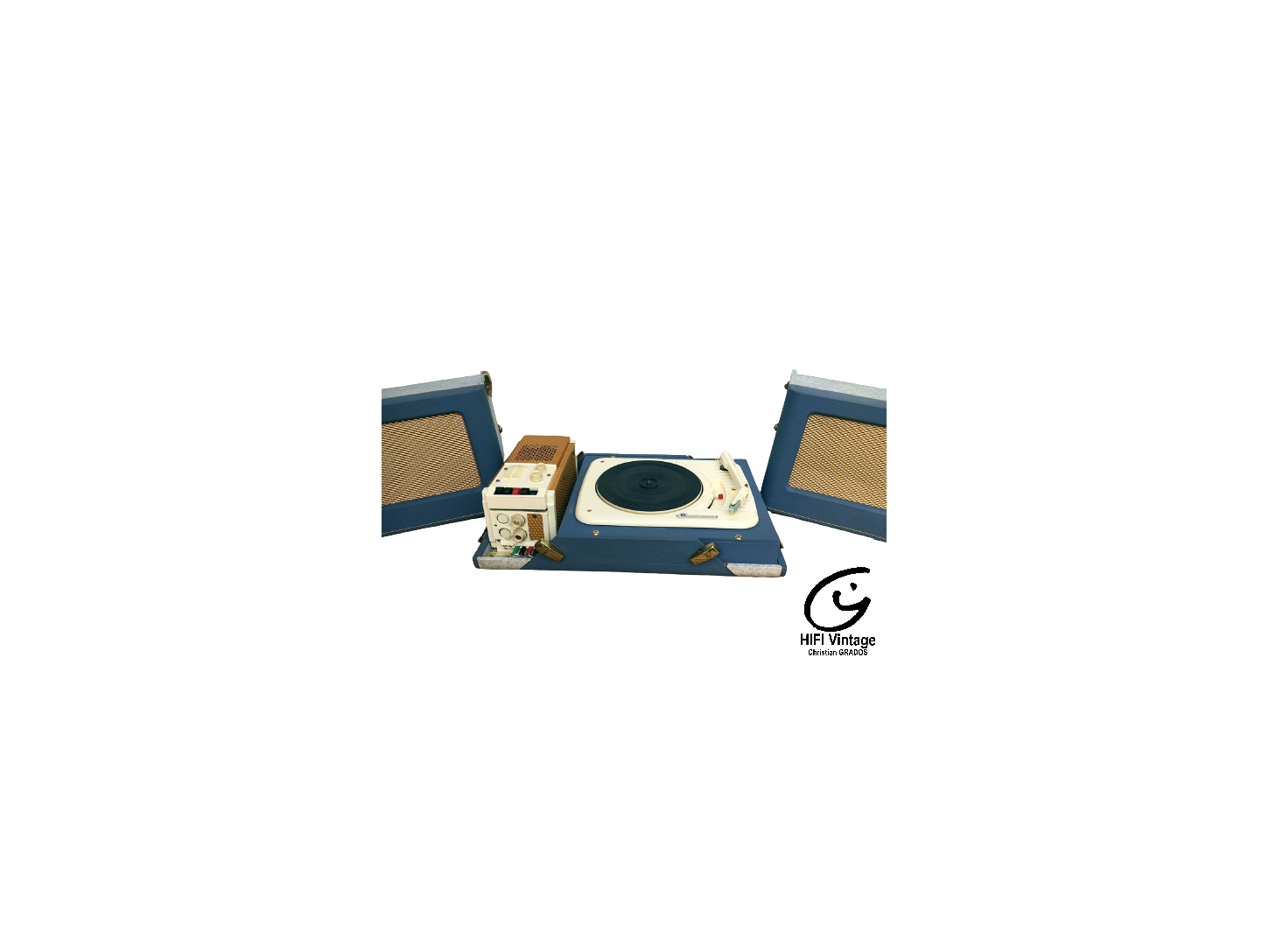 CPV Electrophone bleu Stéréo