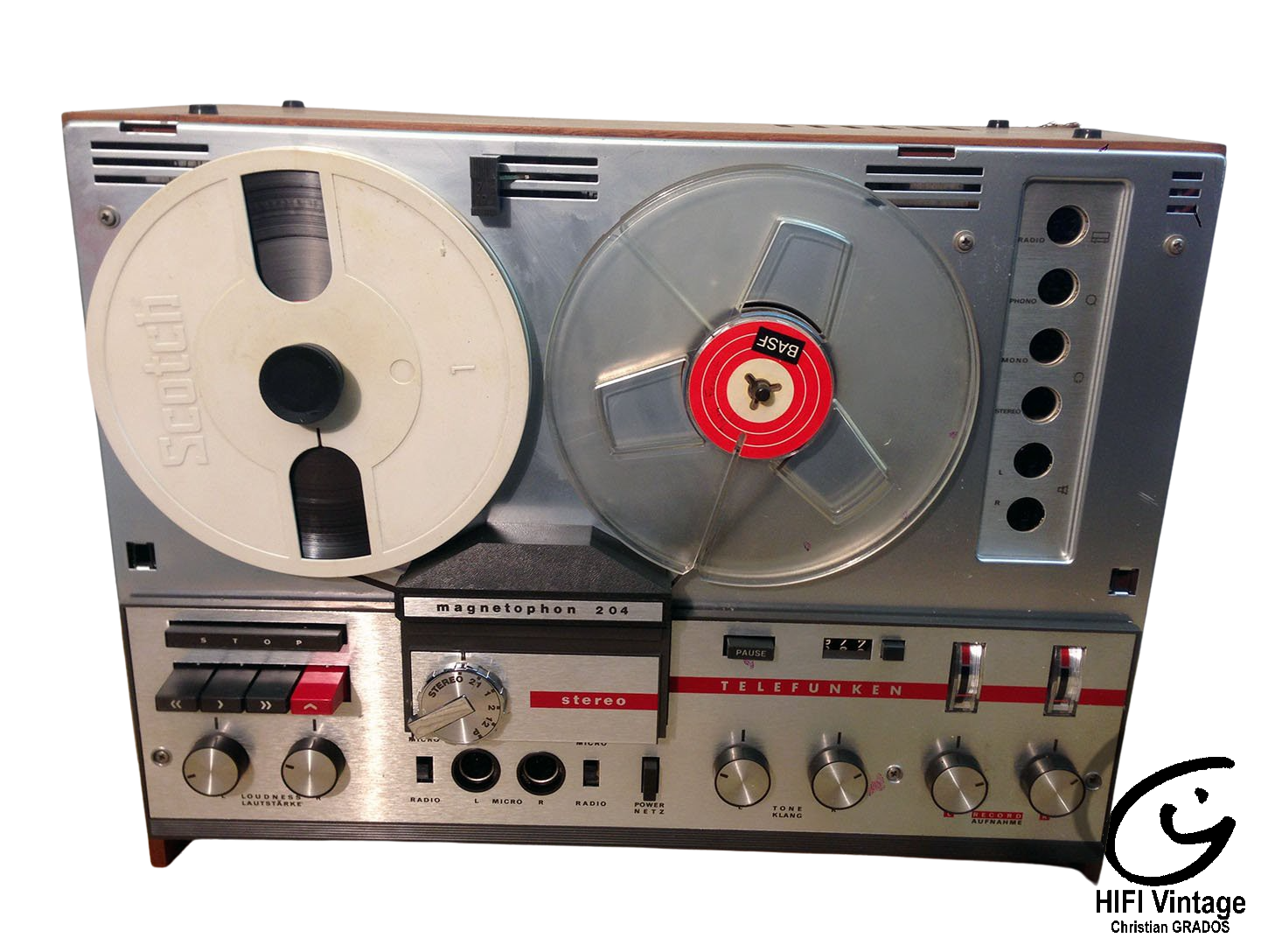 Location TELEFUNKEN 204 Hifi vintage réparation