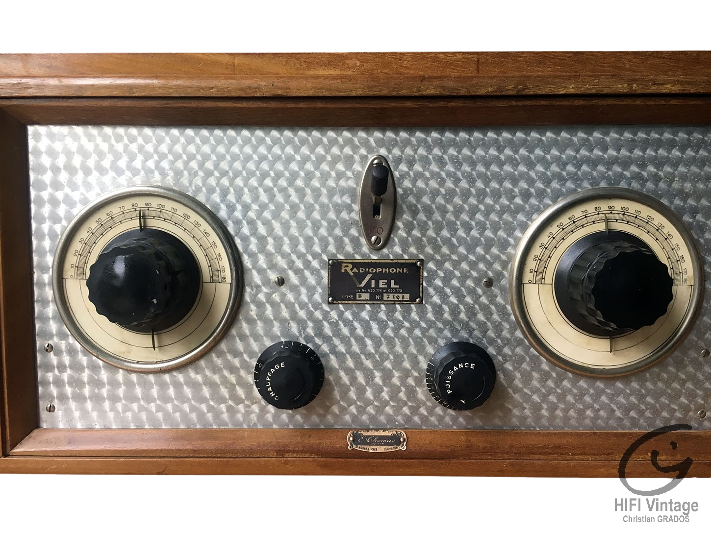 RADIOPHONE VIEL Poste Batterie 6 lampes 1930
