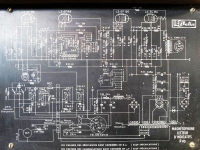 LIE BELIN Lecteur indicatif P-90 Hifi vintage réparation