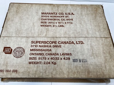 MARANTZ WC-110 Hifi vintage réparation