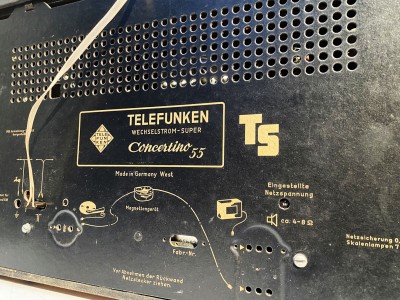 TELEFUNKEN Concertino 55 Hifi vintage réparation
