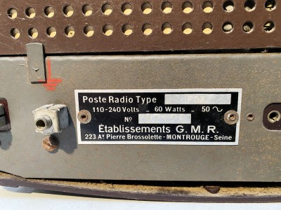 GMR FOX Hifi vintage réparation