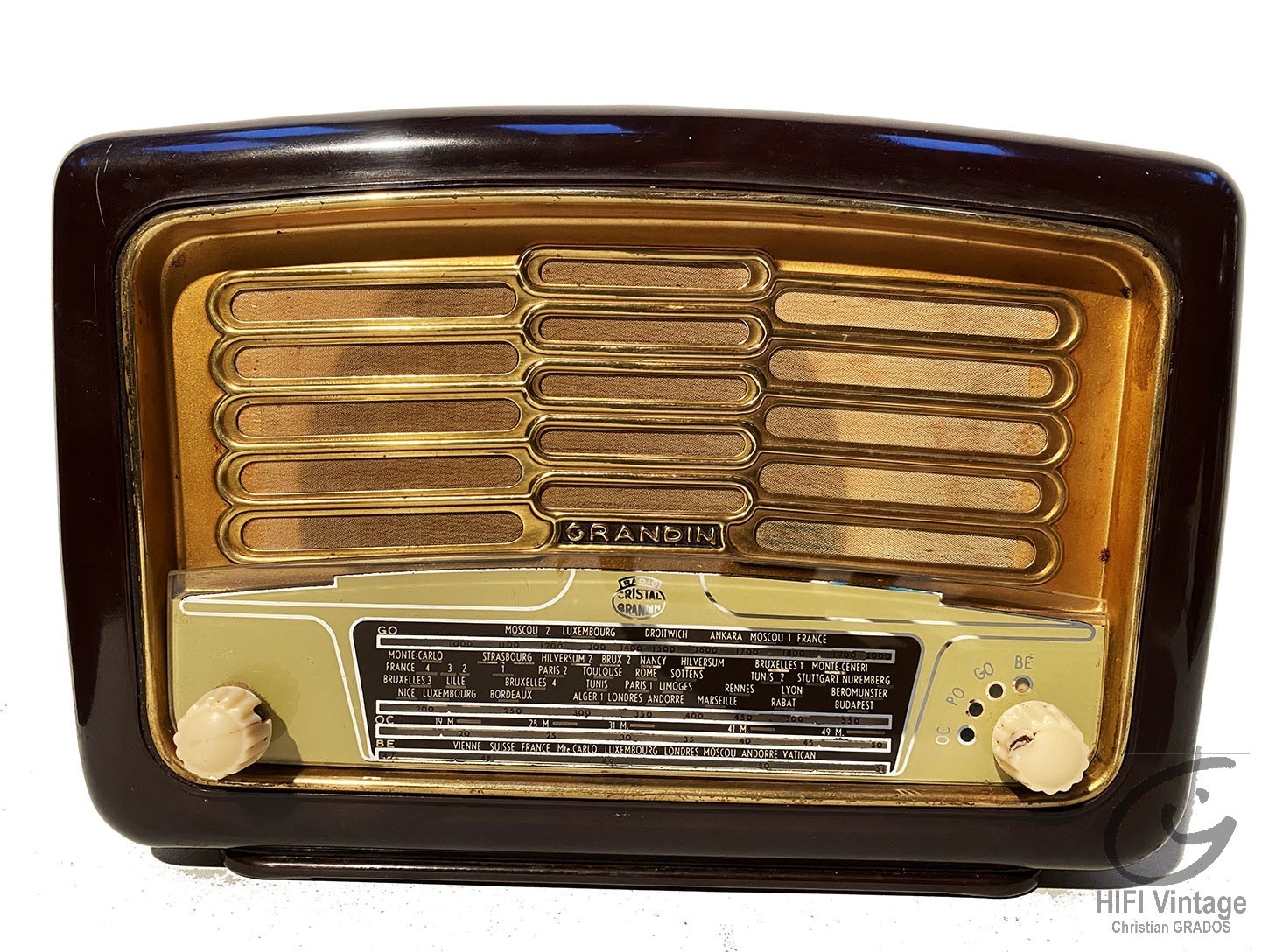 GRANDIN Cristal-138 Hifi vintage réparation