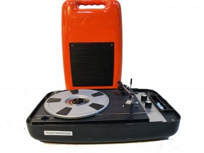 FRANCE ELECTRONIQUE Poppy Electrophone orange Hifi vintage réparations