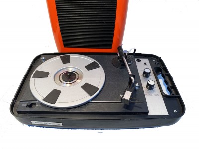 FRANCE ELECTRONIQUE Poppy Electrophone orange Hifi vintage réparations