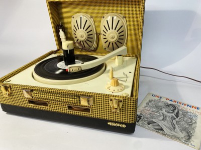 MELOVOX Jaune Pied de poule hifi vintage réparations