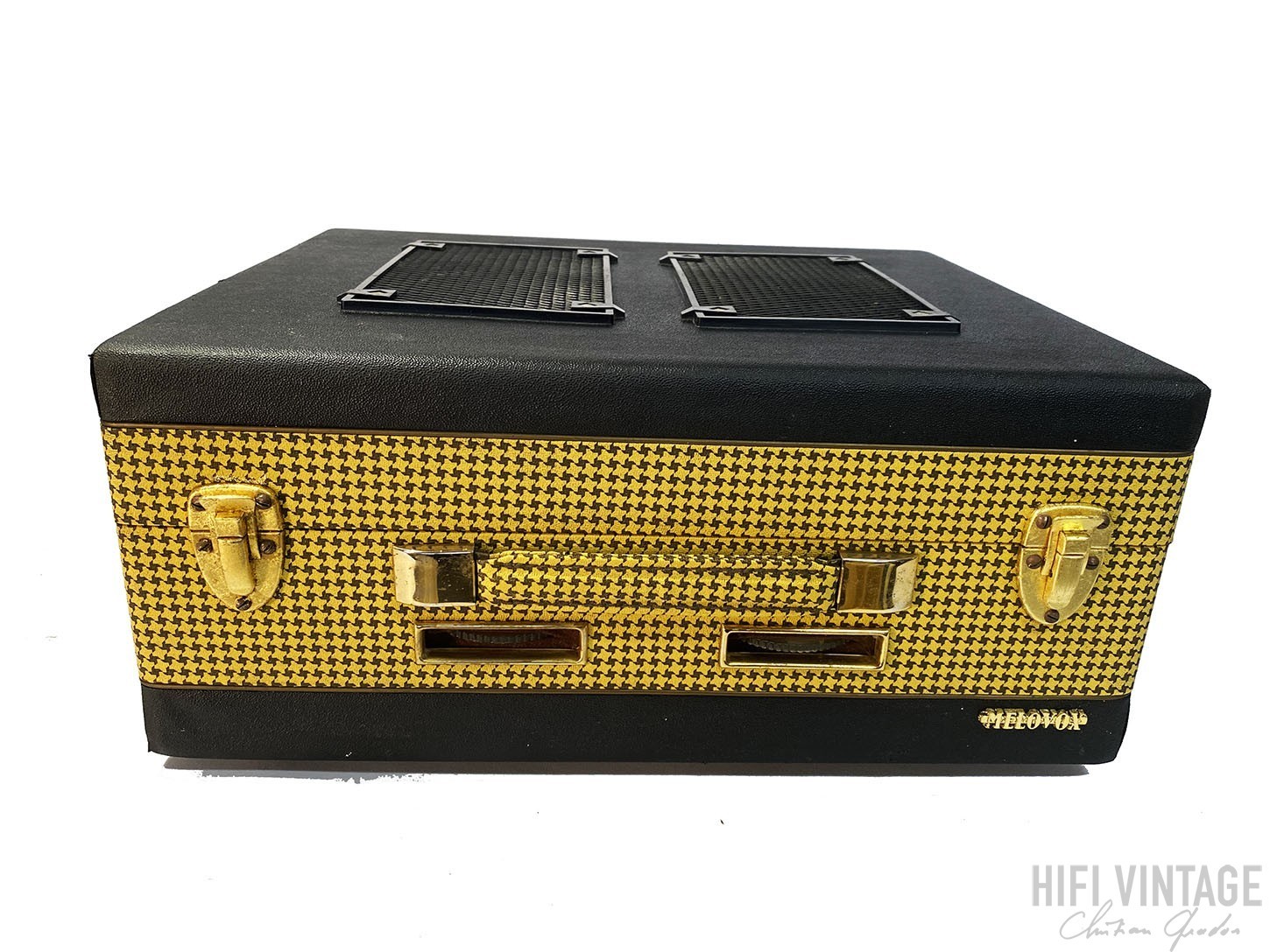 MELOVOX Jaune Pied de poule hifi vintage réparations