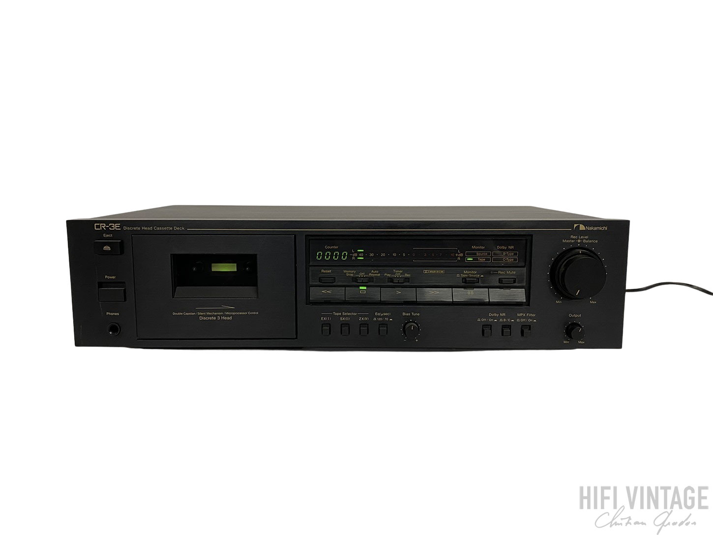 Nakamichi CR-3E Cassette Magnétophone Hifi vintage Réparations