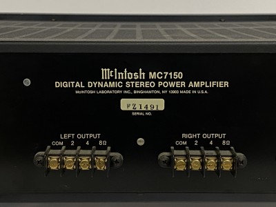 McIntosh MC 7150 amplificateur Hifi vintage réparations